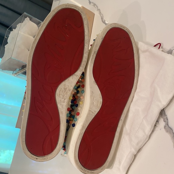 Christian Louboutin studded candy sneakers (40) - Picture 2 of 11